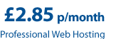 £2.85 per month hosting